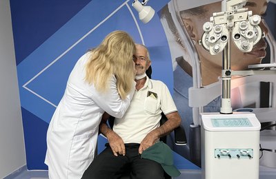 Hospital Metropolitano realiza exames oftalmológicos em pacientes atendidos pelo Programa Vida Nova nas Grotas