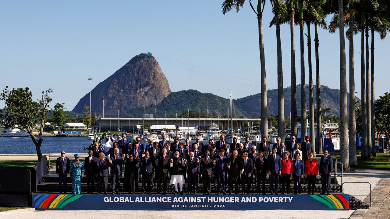 G20: Foto oficial reúne líderes mundiais sem Biden, Meloni e Trudeau