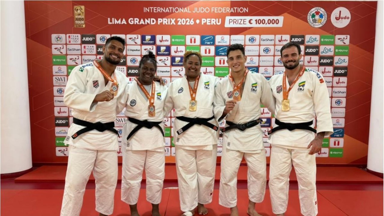 Brasil é campeão geral do Grand Prix de judô no Peru com 11 medalhas