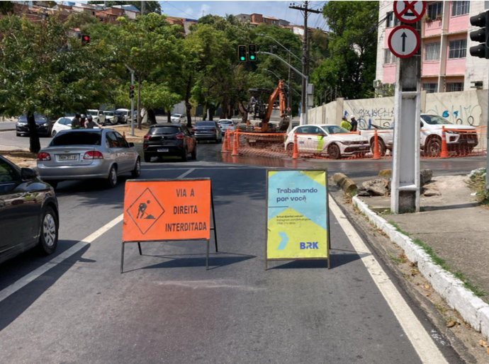 BRK inicia obra emergencial para reparo de vazamento no Farol