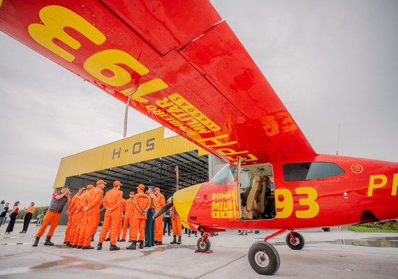 Inauguração da nova aeronave do serviço aeromédico amplia resgate de pacientes em Alagoas
