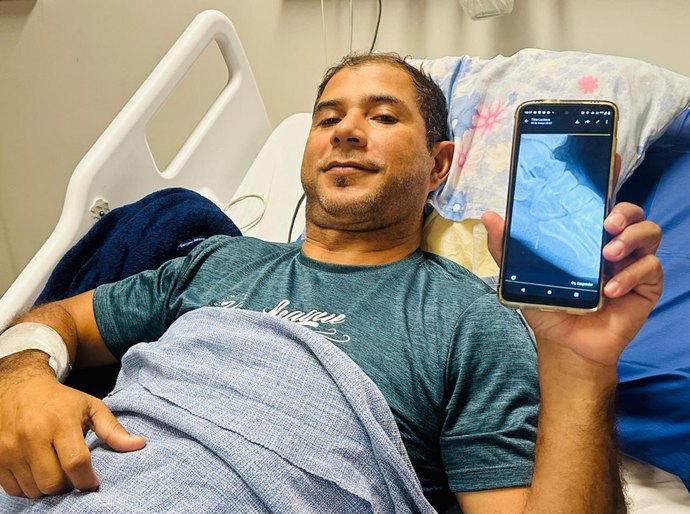 Homem é submetido à cirurgia após acidente com ferrão de peixe