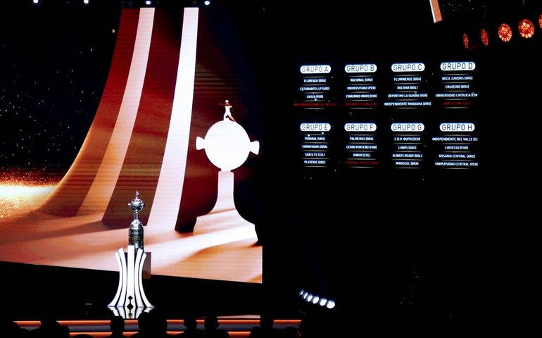 Conmebol sorteia grupos da Copa Libertadores 2026