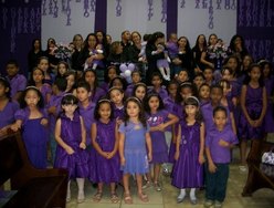 Festividade do departamento infantil teve salvação em Nova Mauá/SP