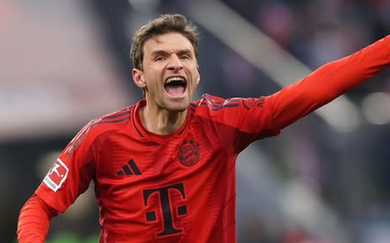 Thomas Müller ironiza favoritismo do Leverkusen sobre o Bayern: 'Somos os azarões absolutos'