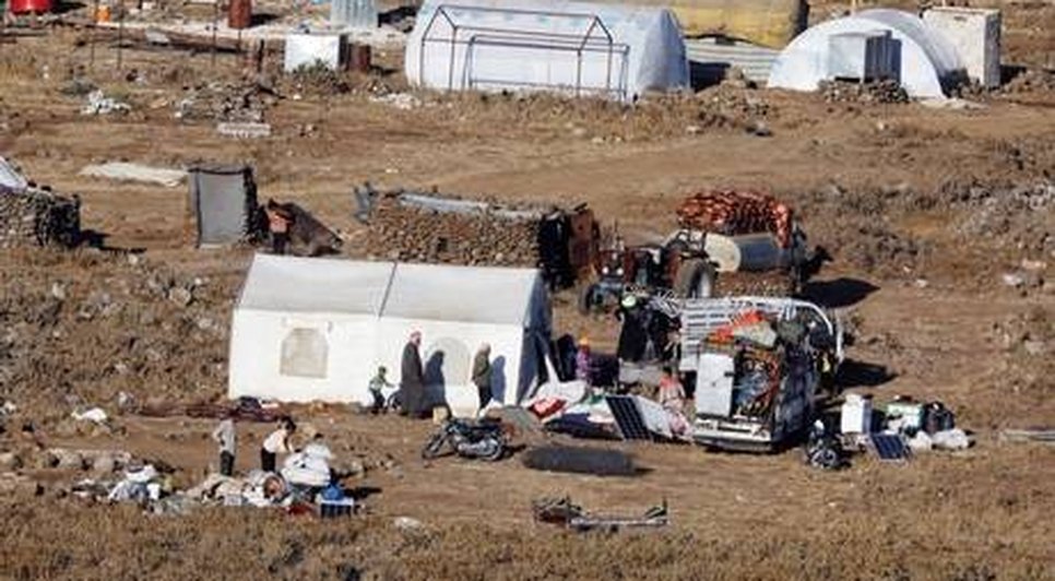 População síria fugiu para a fronteira com Israel / Foto: Reuters