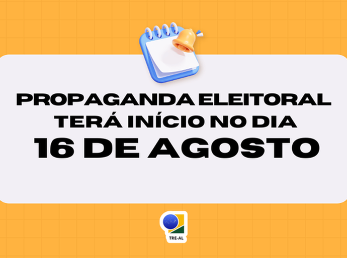 Propaganda Eleitoral terá início no dia 16 de agosto