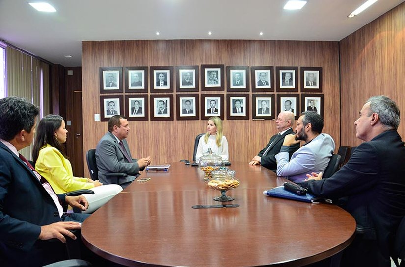 Visita de cortesia Ministro do TCU, Marcos Bemquerer ao TCE/AL