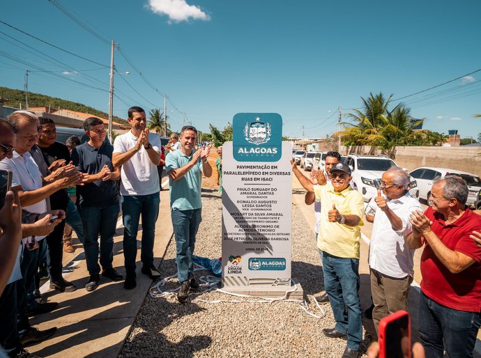 Paulo Dantas impulsiona desenvolvimento em Igaci com entrega de vias e ampliação do acesso à água potável