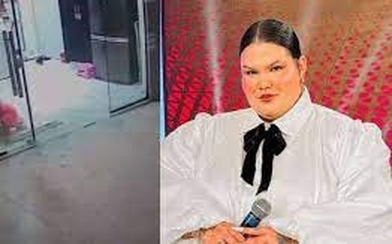 Porta de vidro quebra e quase atinge filha da influenciadora Thais Carla