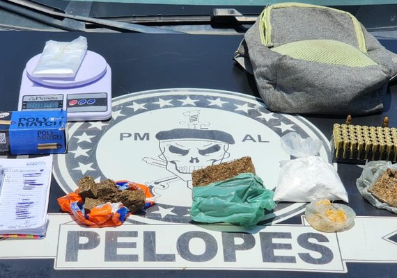 Unidades da PM/AL efetuam prisões por tráfico de drogas e cumprimento de mandado