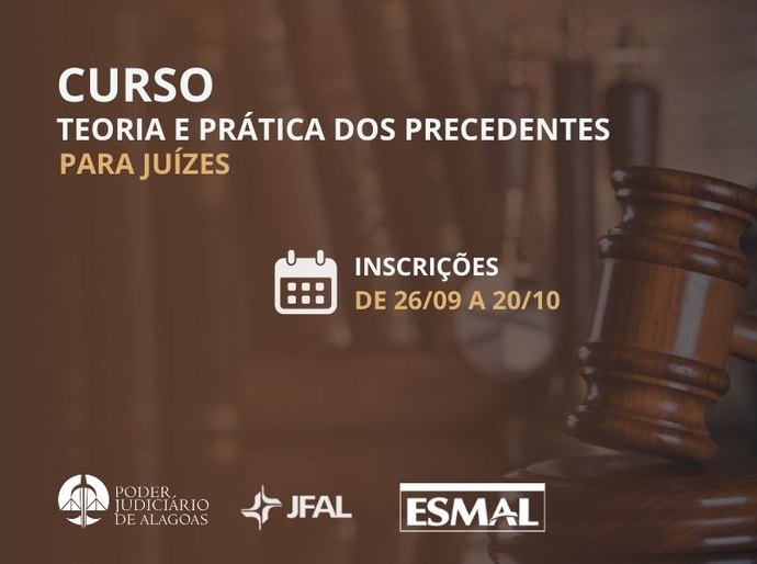 Esmal promove curso híbrido sobre teoria e prática dos precedentes