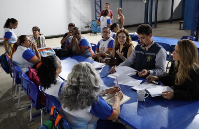 MPAL, MPF e MPT inspecionam infraestrutura e funcionamento da Escola Dom Helder Câmara, em Maceió