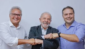 Lula, Renan pai e Renan filho. Fonte: Internet 