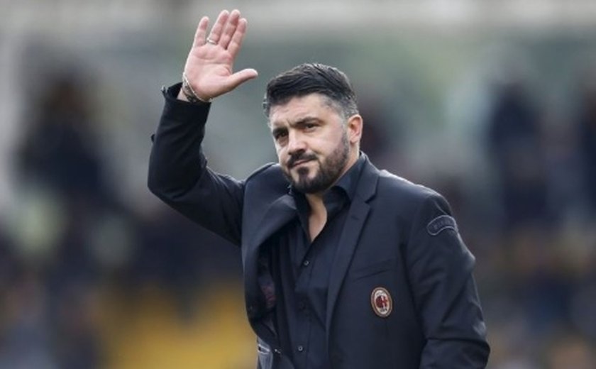 Gattuso enaltece peso de título para o Milan: &#8216;É como final de Copa do Mundo&#8217;