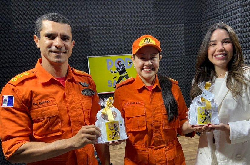Corpo de Bombeiros lança episódio do PodSalvar com foco no carnaval e no turismo em Alagoas