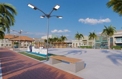 Prefeita Marcela Gomes assina domingo, 20, ordem de serviço para construção de nova praça em Novo Lino