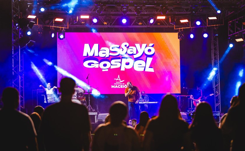 Primeira noite do Massayó Gospel leva grande público ao bairro de Jaraguá