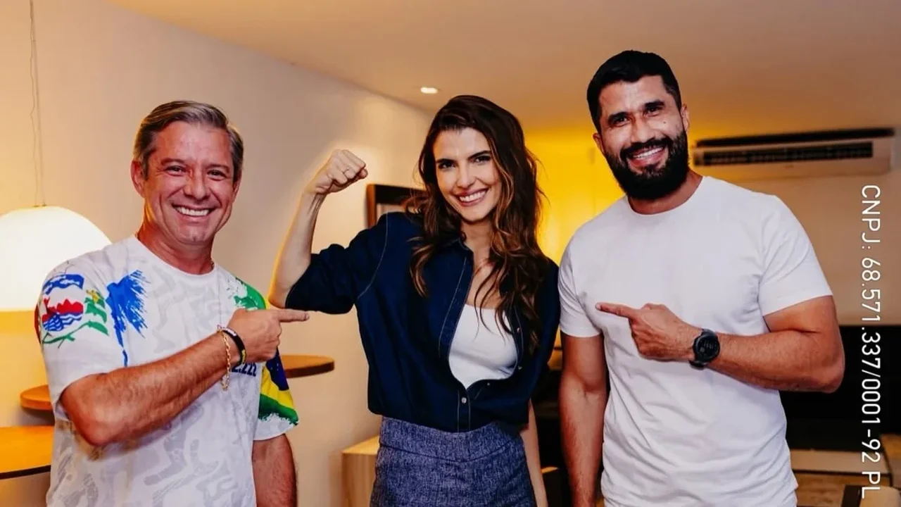 Cai a máscara de Marina: candidata posa com Cabo Bebeto e Fábio Costa e escancara aproximação com o bolsonarismo