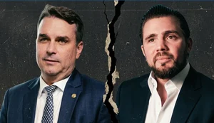 Flávio e Vorcaro. Fonte: Internet