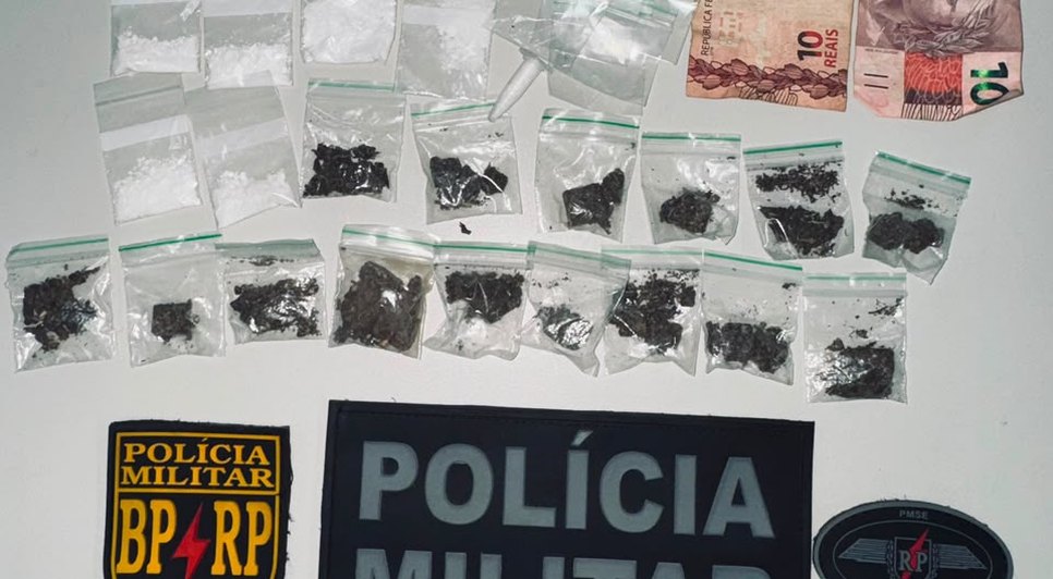 Apreensão de drogas  / Foto: PMSE