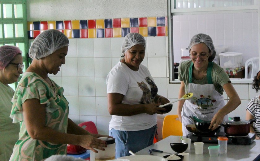 Projeto oferece oficinas sobre alimentação saudável em Maceió