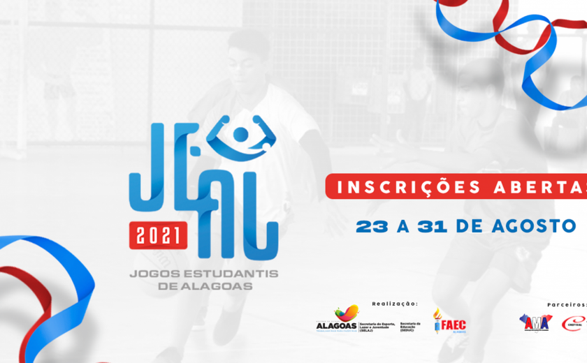 Edição 2021: Selaj abre inscrições dos jogos estudantis de Alagoas