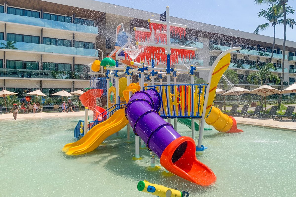 Parque aquático infantil