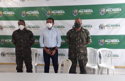 Tiro de Guerra vai ajudar prefeitura no controle de fluxo de pessoas em Palmeira