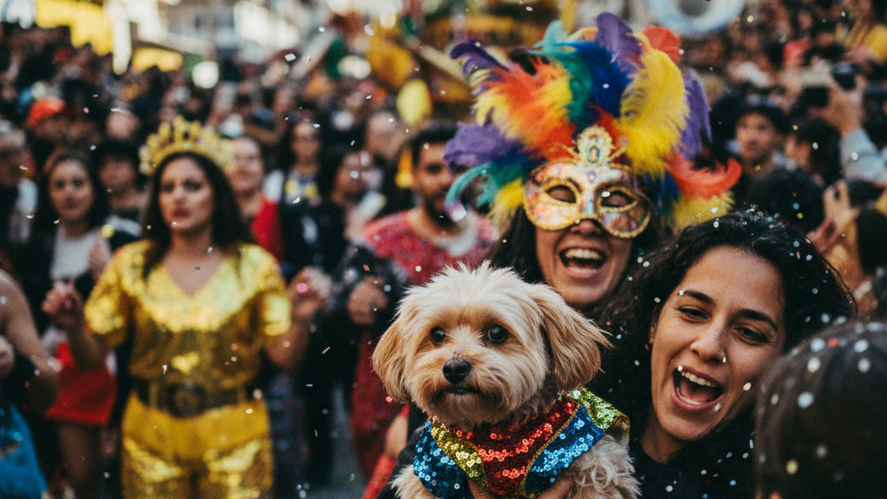 Carnaval é pra pet? Especialista alerta sobre riscos da folia para cães e gatos
