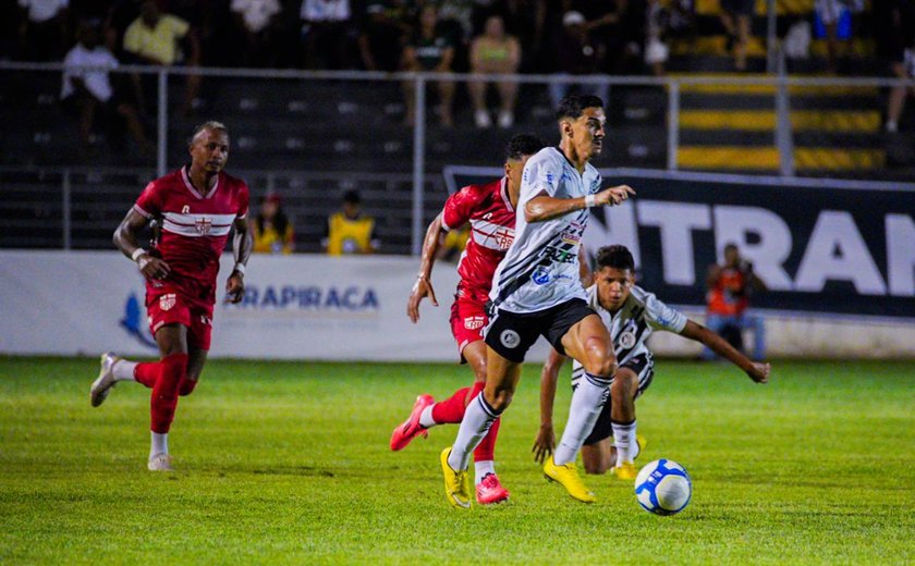 ASA pressiona, CRB segura o empate e clássico no Alagoano termina sem gols