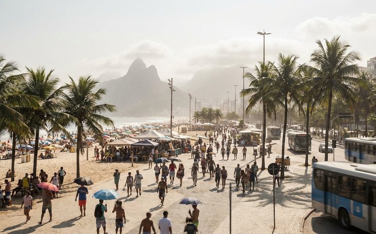 O maçarico tá on! Temperatura máxima no Rio pode chegar a 39 graus