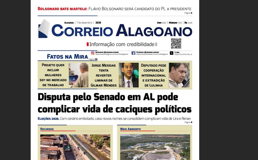 Disputa pelo Senado em AL pode complicar vida de caciques políticos