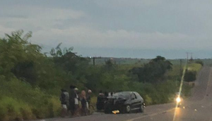 Quatro pessoas ficam gravemente feridas após colisão entre carro e caminhão em Lagarto / Foto: Foto: Reprodução/Portal A8SE