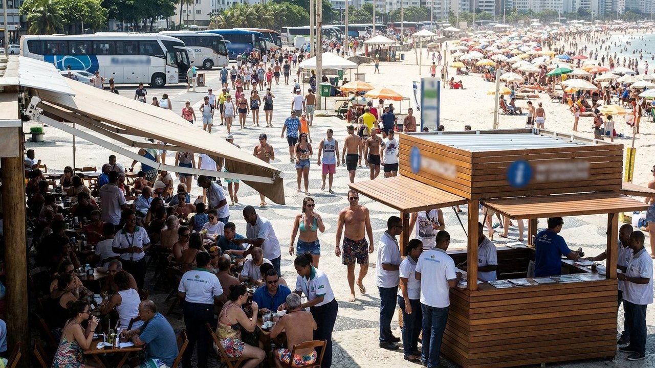 Turismo bate recorde histórico e gera 2,4 milhões de empregos no Brasil