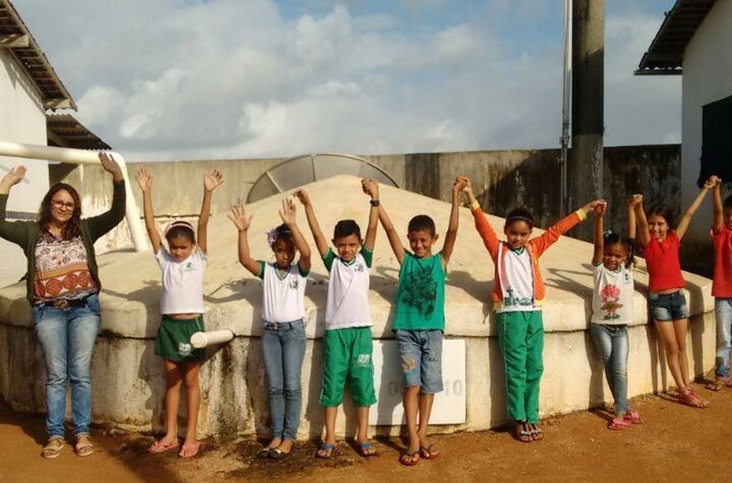 “Cisternas na escola” transforma cenário de unidades na zona rural de Arapiraca