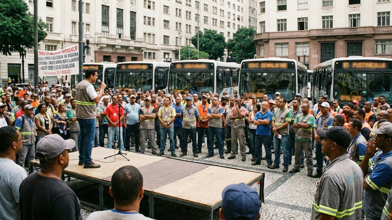 Greve dos ônibus no Rio: nova asembleia vai votar sobre suspensão temporária da greve após pedido do TRT