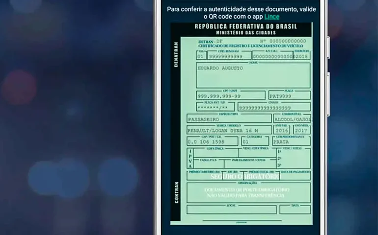 Licenciamento de veículos: taxa de emissão do CRLV-e volta a ser cobrada pelo Detran.RJ nesta segunda-feira