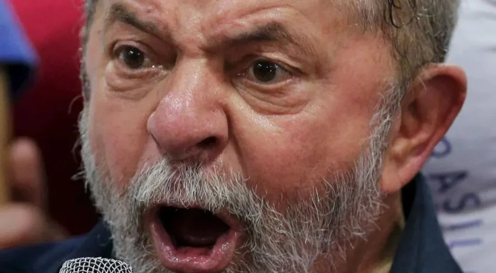 Lula furioso. Fonte: Internet