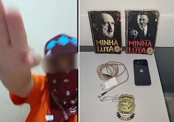 Jovem é preso por suspeita de estupro virtual e apologia ao nazismo em Arapiraca