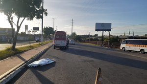 Pedestre morre após ser atropelado por ônibus na Zona Oeste de Aracaju / Foto: Foto: CPTran/Divulgação