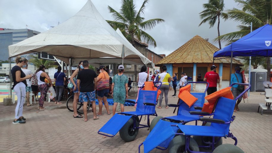 Turismo, Esporte e Lazer promove último Praia Acessível do ano neste sábado (3)