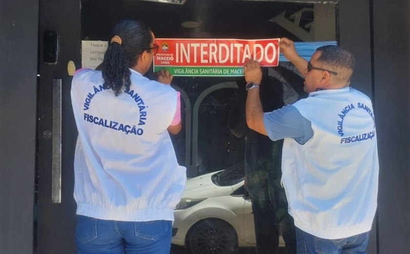 Vigilância Sanitária de Maceió interdita clínica veterinária no Jaraguá