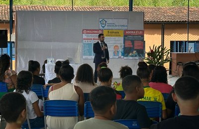Prevenção: Bullying é tema levado pelo Ministério Público a escola pública em Roteiro