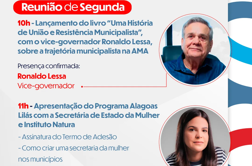 Reunião da AMA, tem vice Ronaldo Lessa e Alagoas Lilás, com participação do Instituto Natura