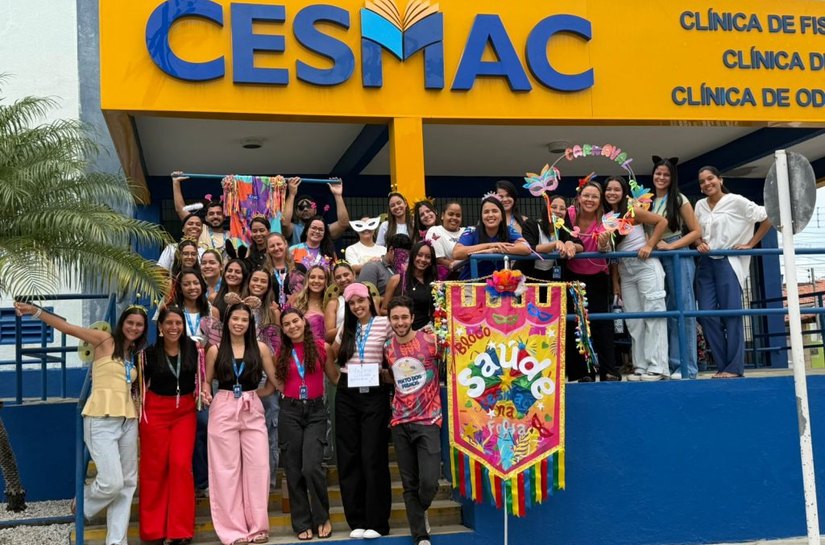 Clínica Escola de Fisioterapia do Cesmac promove bloco de carnaval e reforça cuidado humanizado na formação acadêmica