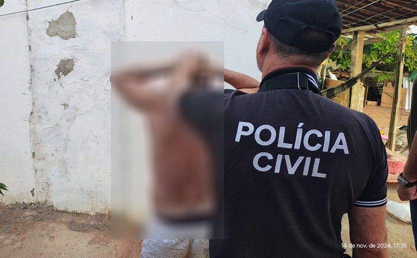 Suspeito de estuprar enteada dos 3 aos 7 anos é preso em Arapiraca; mãe e vítima foram para SP