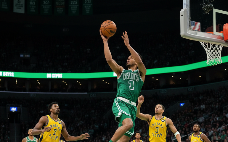 Celtics vencem Pacers com atuação inspirada de Jaylen Brown e alcançam quinta vitória consecutiva