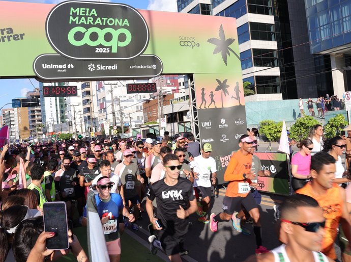 Meia Maratona Coop vai reunir 3 mil atletas em Maceió no dia 20 de setembro