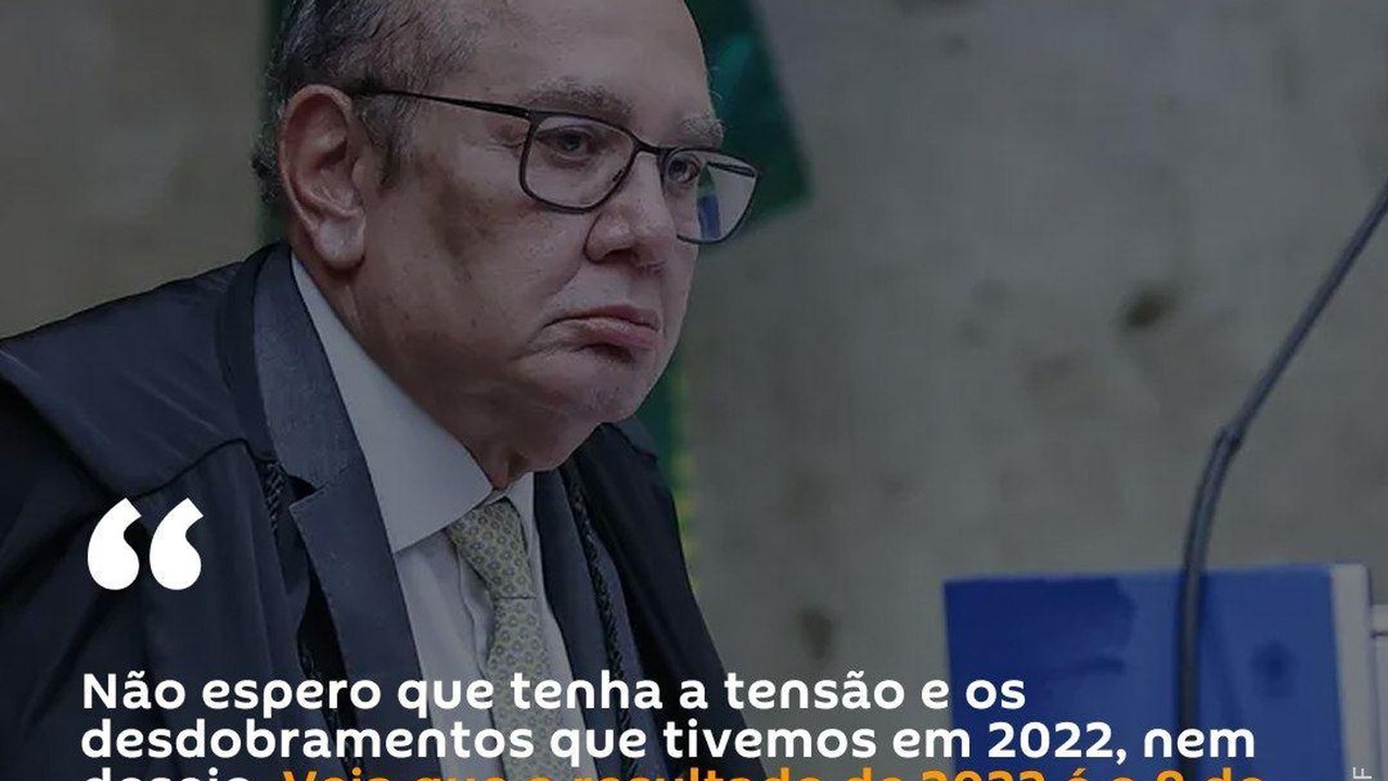 Gilmar Mendes comenta sobre cenário eleitoral